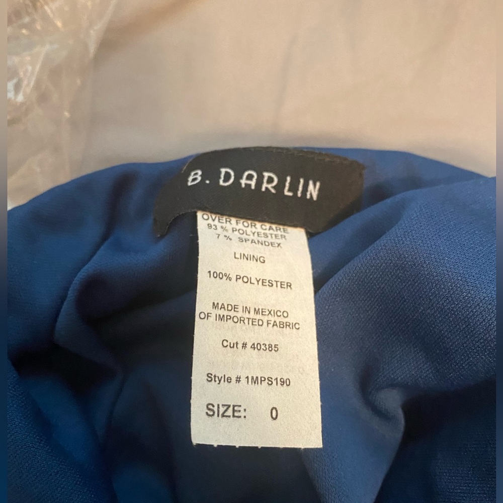 Dillards, sparkly dark blue dress, worn once for a formal dance